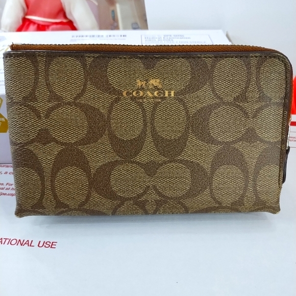 Coach Handbags - Coach Double Zip Wallet